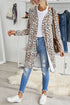 Print Colorblock Long Cardigan
